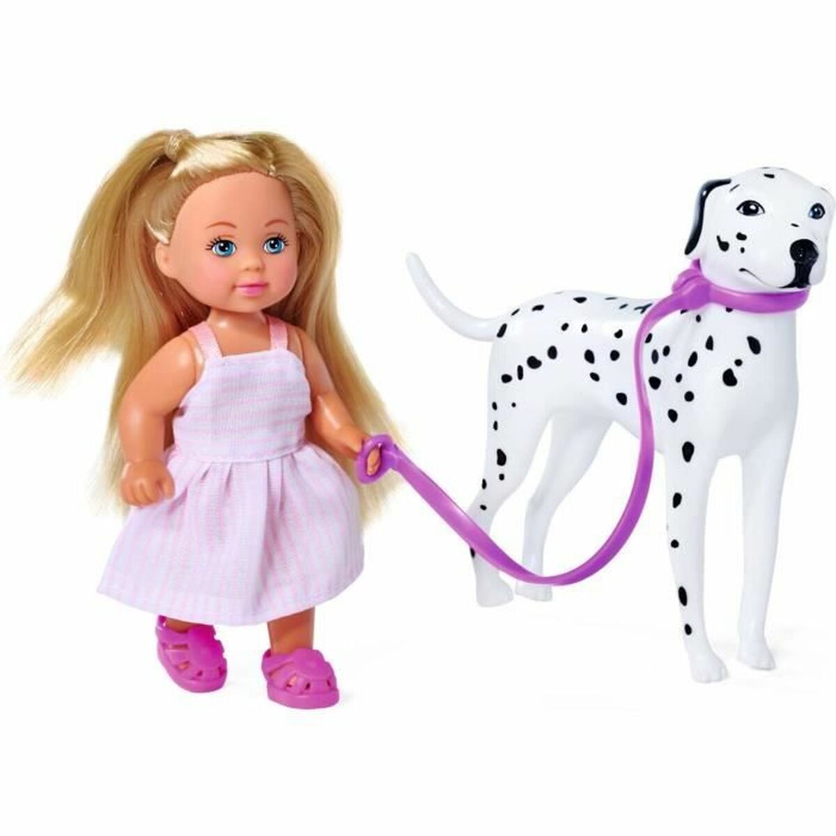 Lutka Simba Love poupée dalmatien + Evi Love